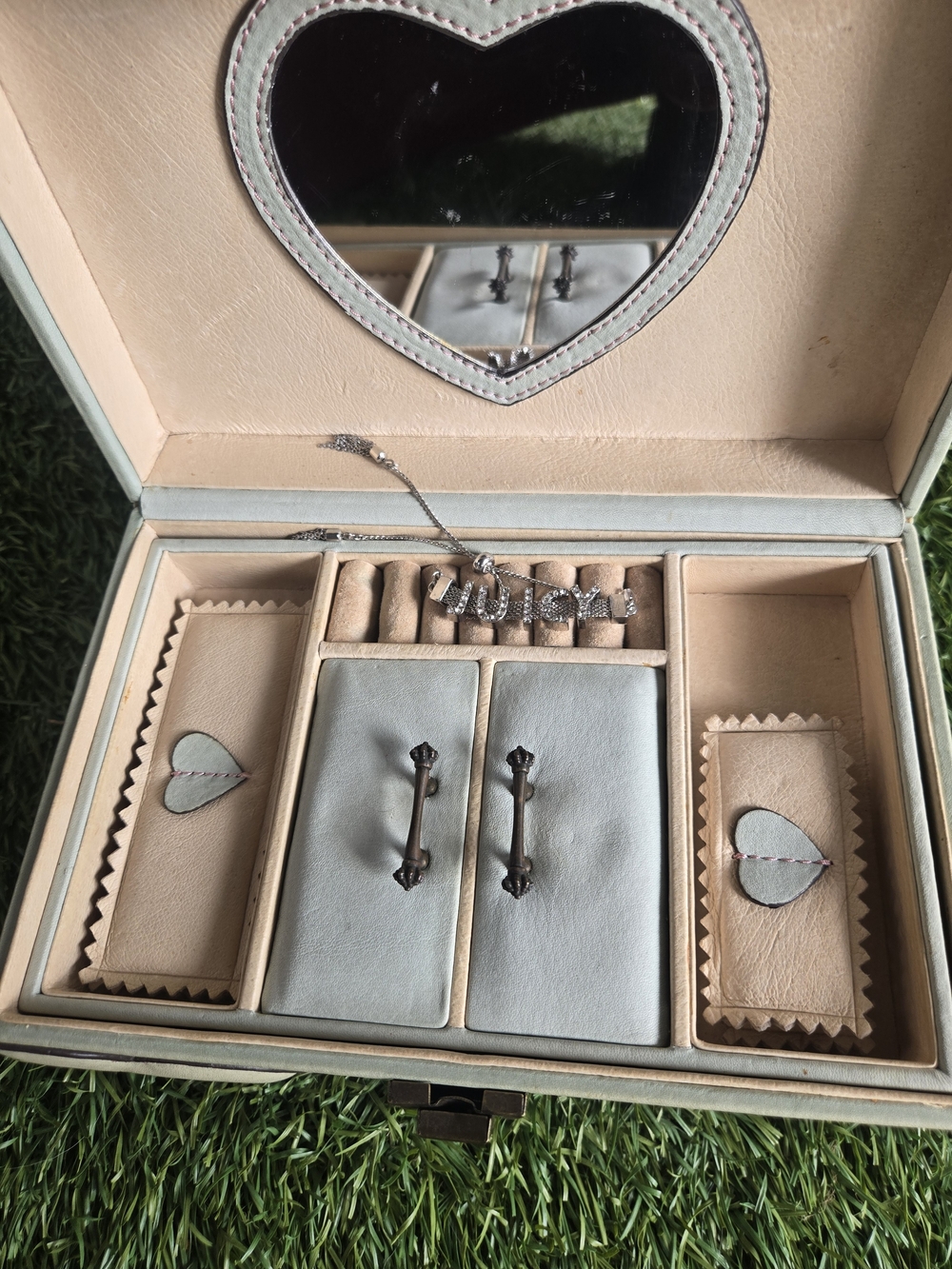 vintage Juicy Couture soft leather jewelry box